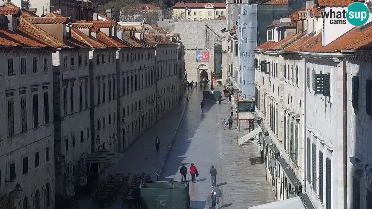 Live Webcam Dubrovnik Stradun