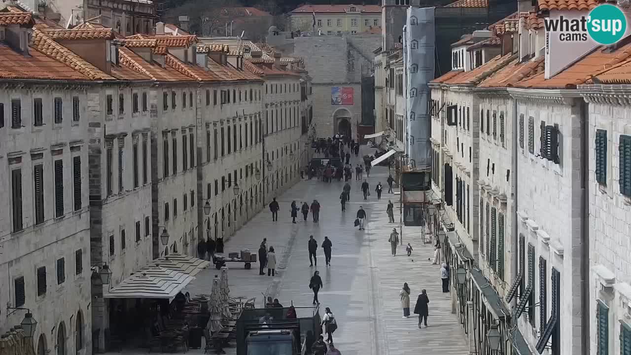 Live Webcam Dubrovnik Stradun