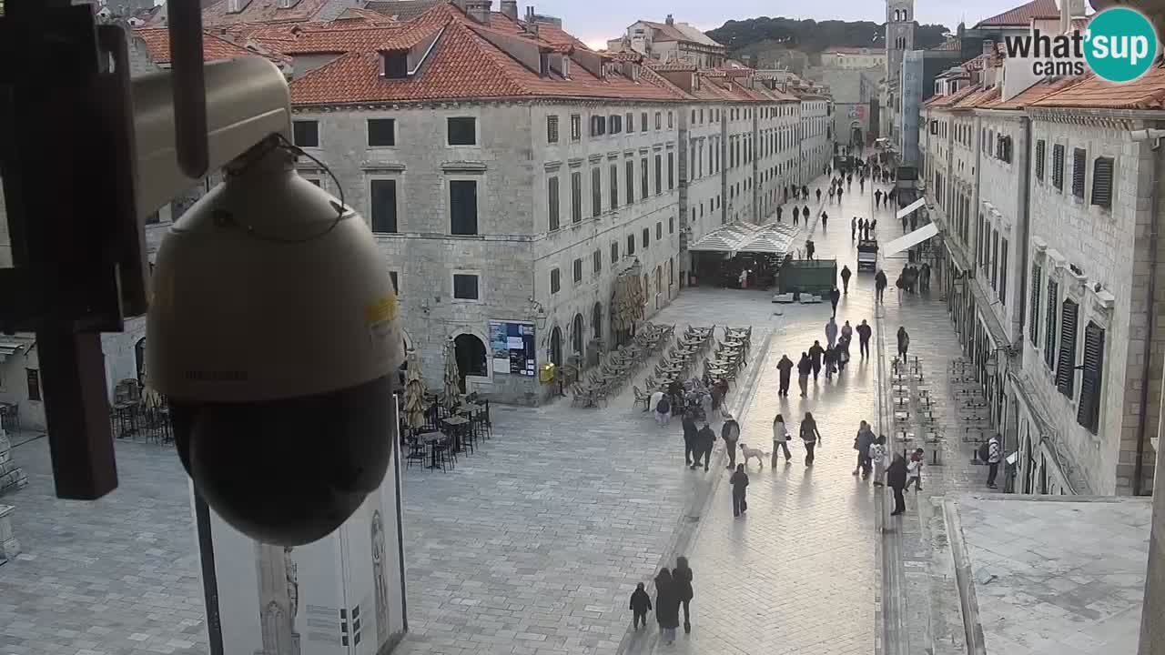 Kamera v živo Dubrovnik Stradun / Placa