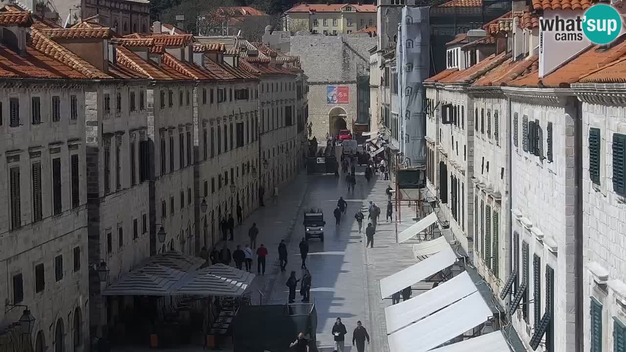 Kamera v živo Dubrovnik Stradun / Placa