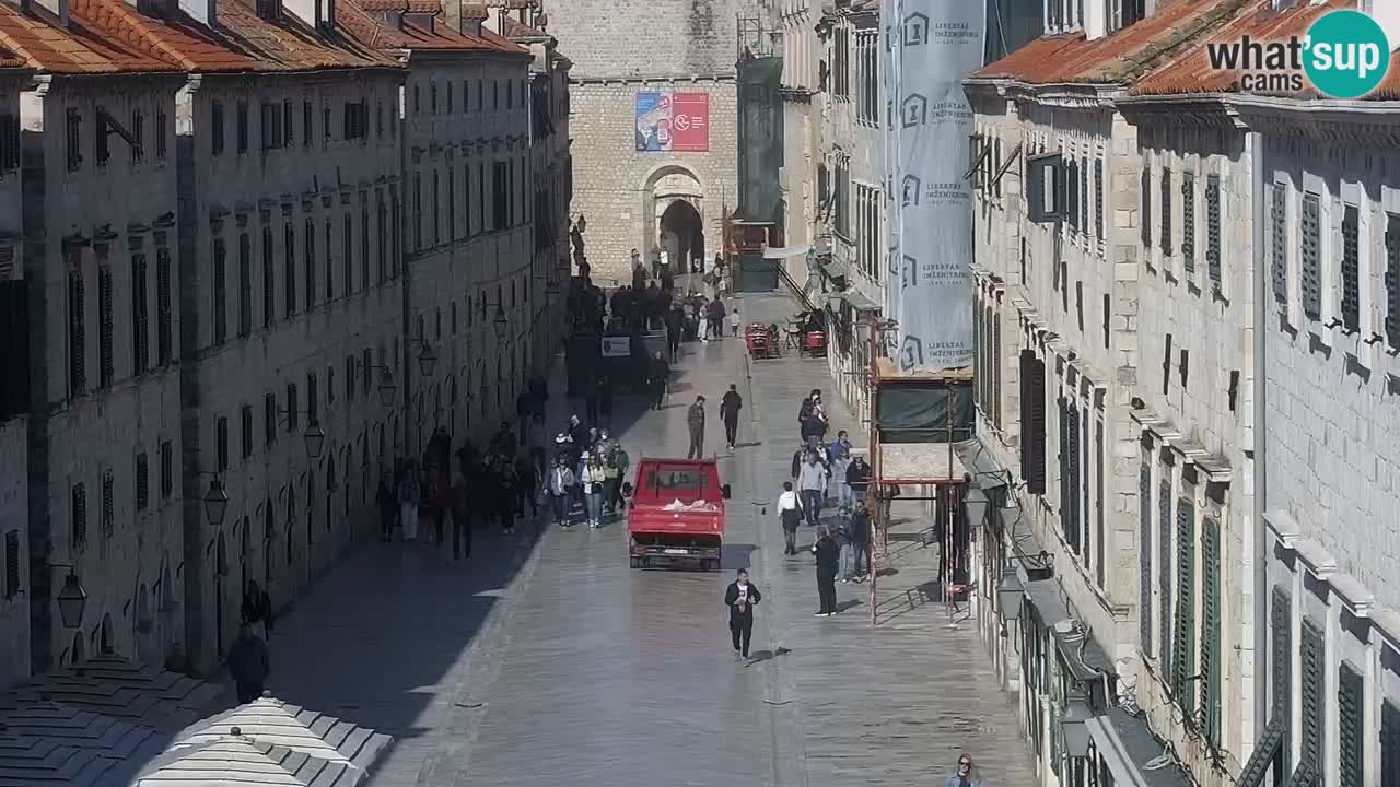 Live Webcam Dubrovnik Stradun