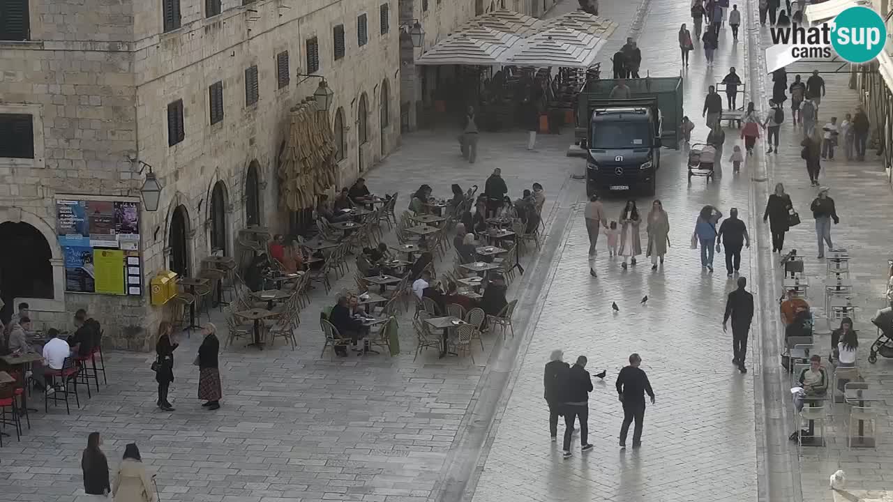 Kamera v živo Dubrovnik Stradun / Placa