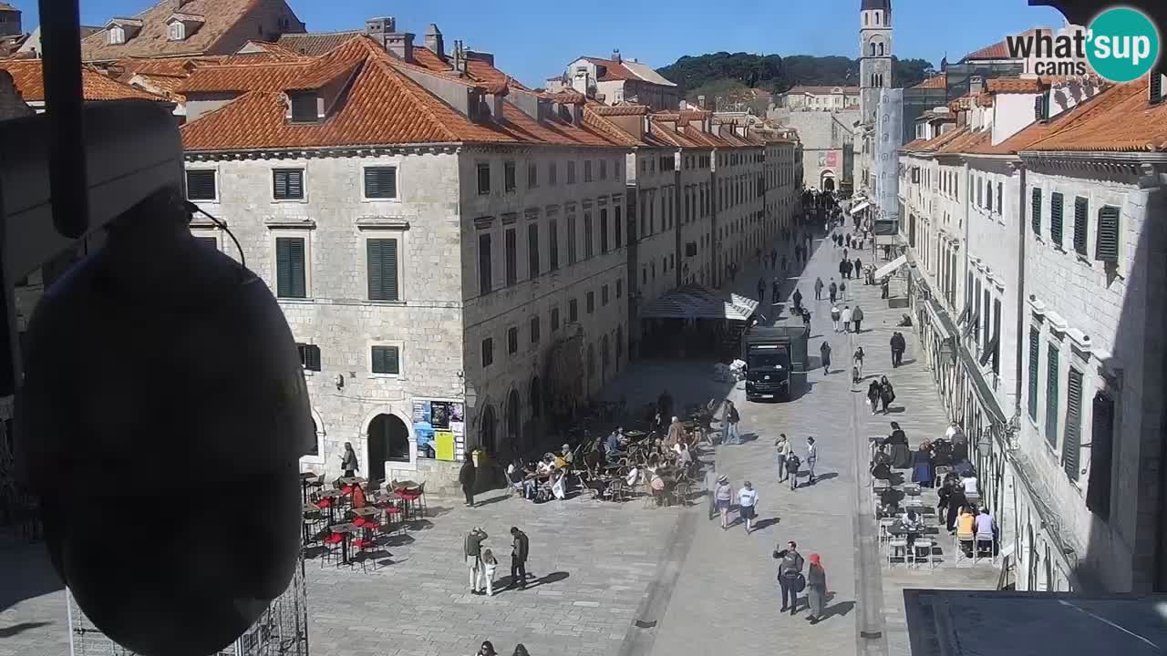 Kamera v zivo Dubrovnik – panorama na stari del mesta