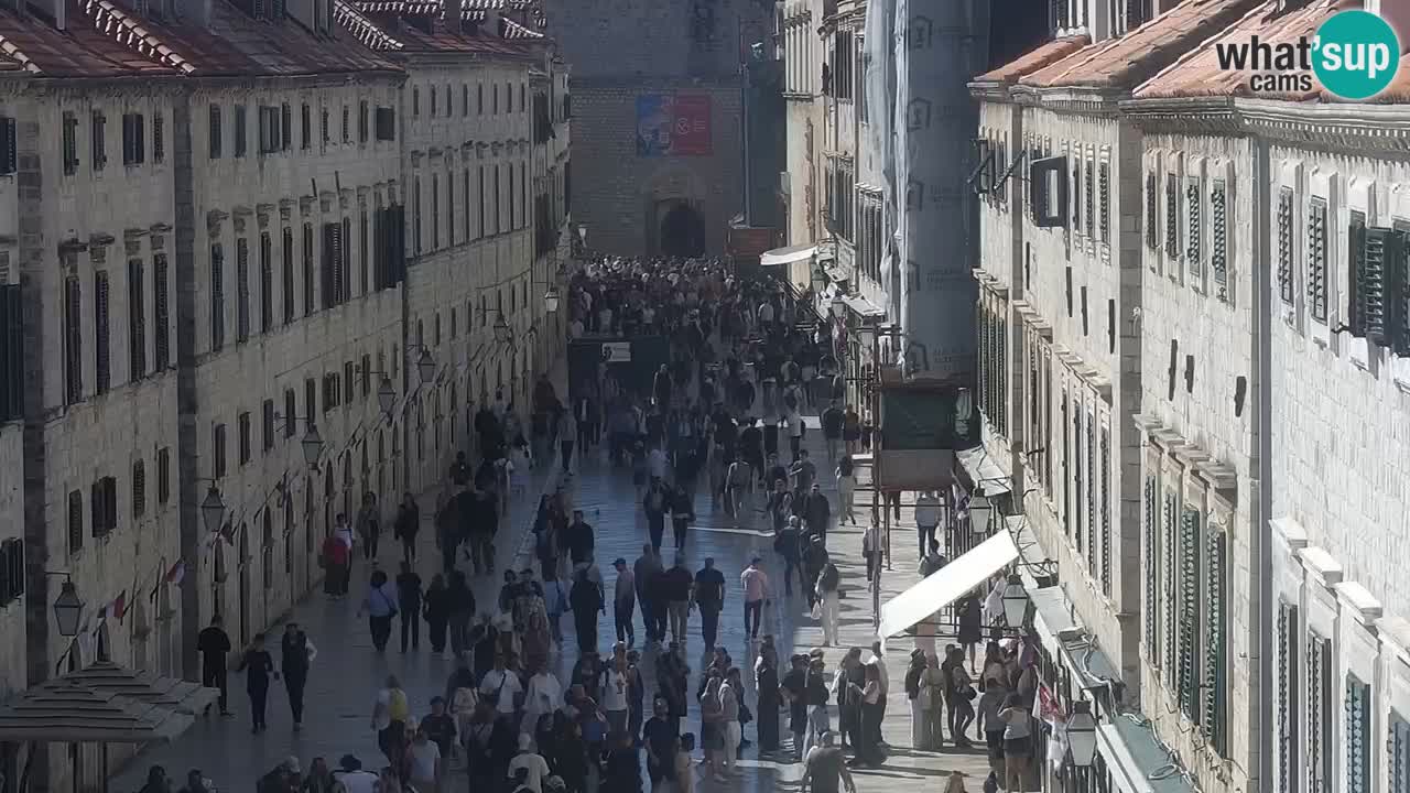 Kamera v živo Dubrovnik Stradun / Placa