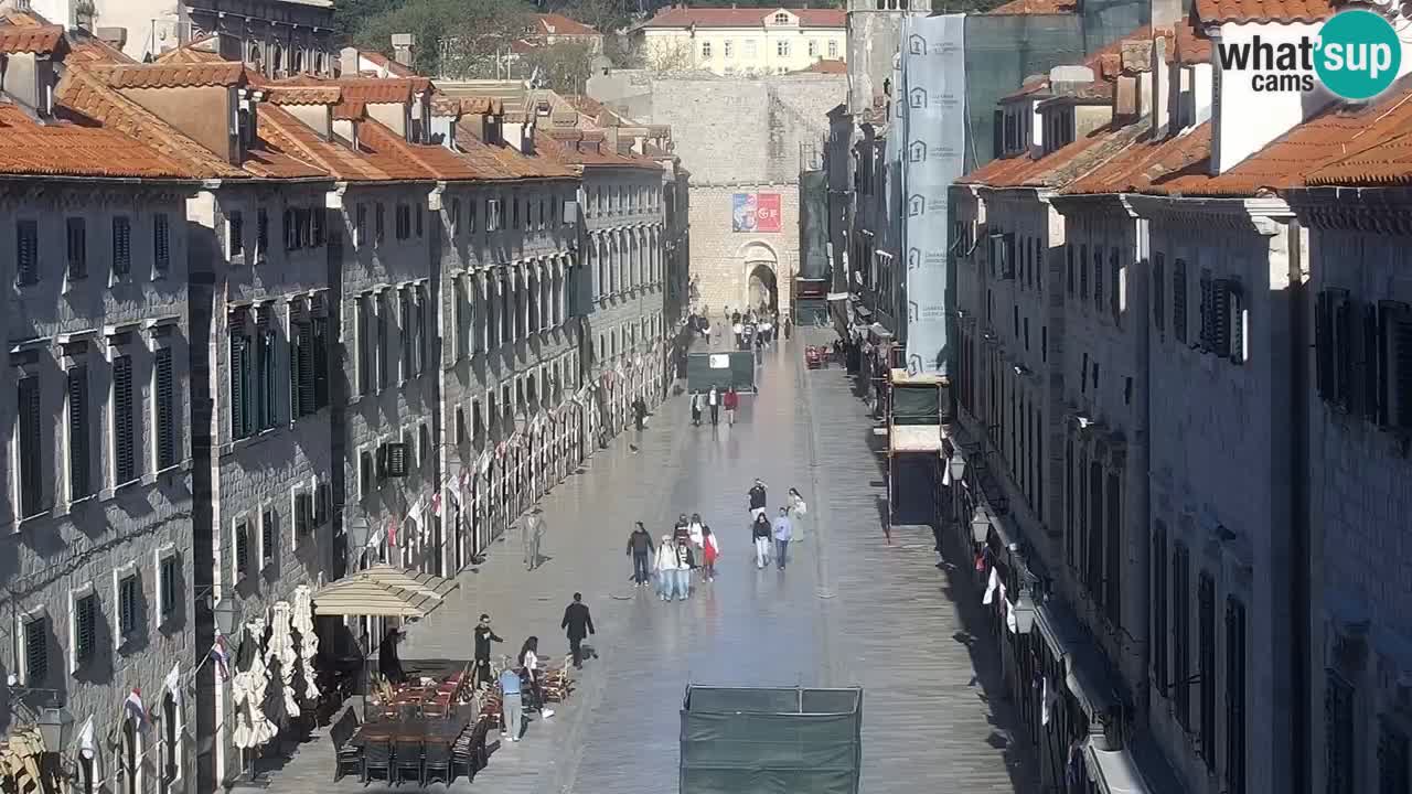 Live Webcam Dubrovnik Stradun