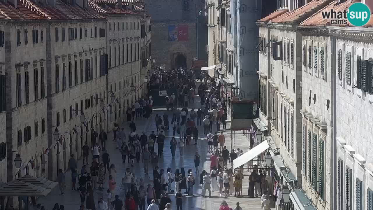 Kamera v živo Dubrovnik Stradun / Placa