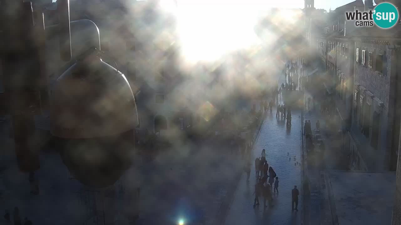 Kamera v živo Dubrovnik Stradun / Placa