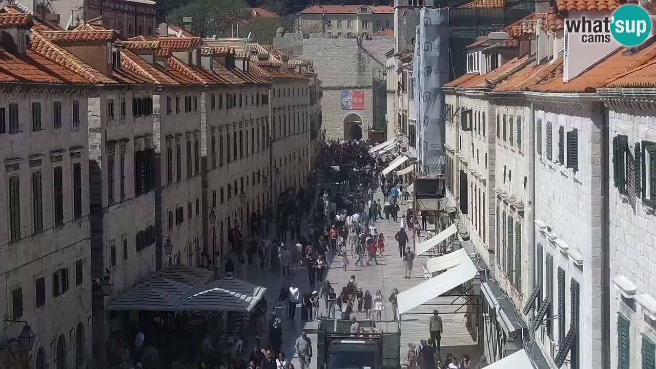 Live Webcam Dubrovnik Stradun