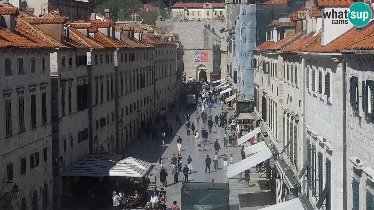 Kamera v živo Dubrovnik Stradun / Placa