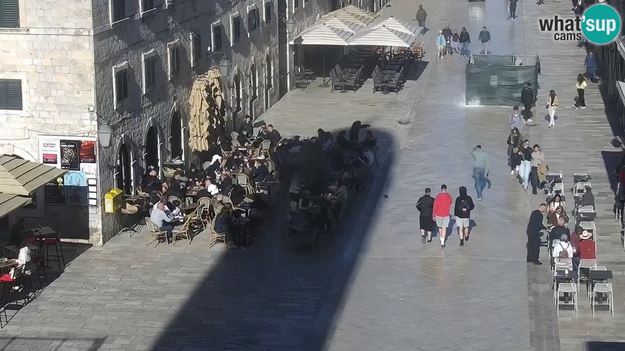 Webcam Ragusa (Dubrovnik) Stradun