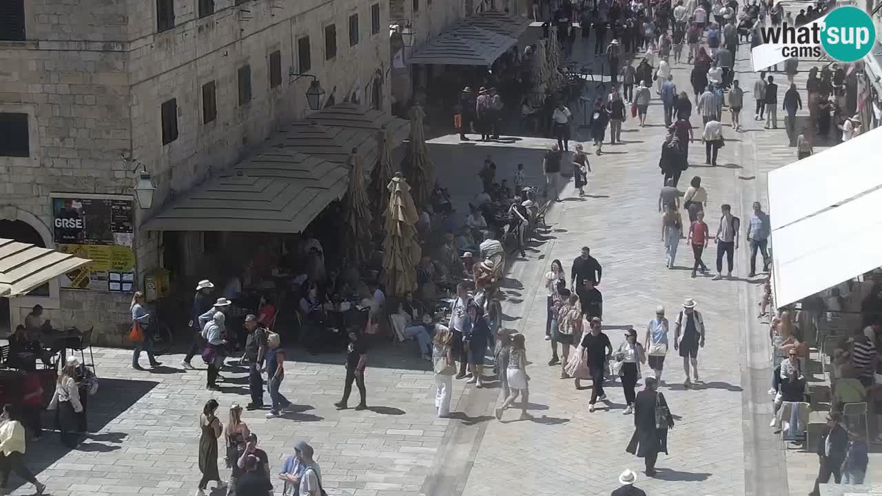 Kamera v živo Dubrovnik Stradun / Placa
