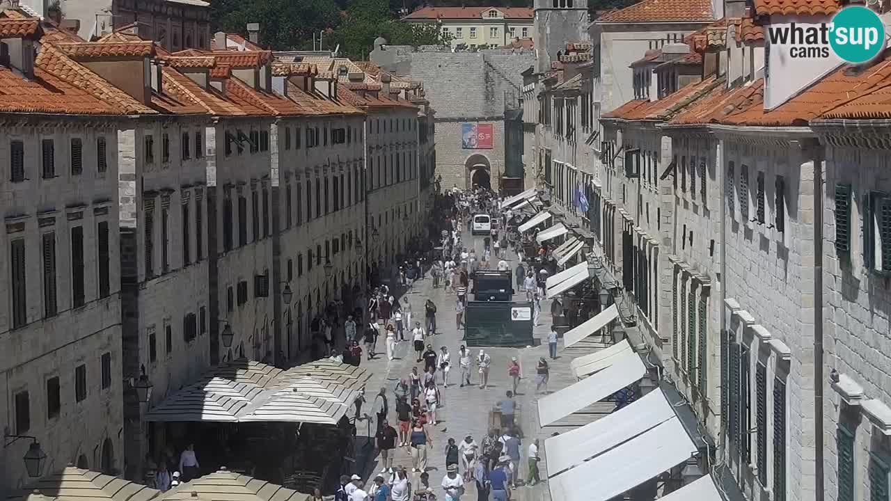 Live Webcam Dubrovnik Stradun