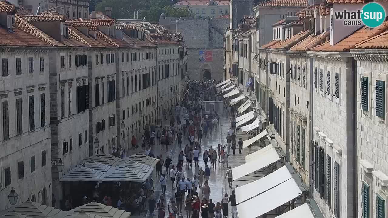 Kamera v živo Dubrovnik Stradun / Placa