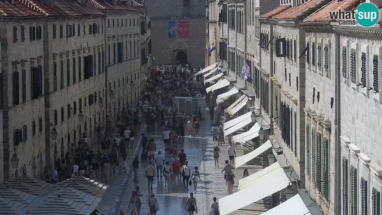 Kamera v živo Dubrovnik Stradun / Placa