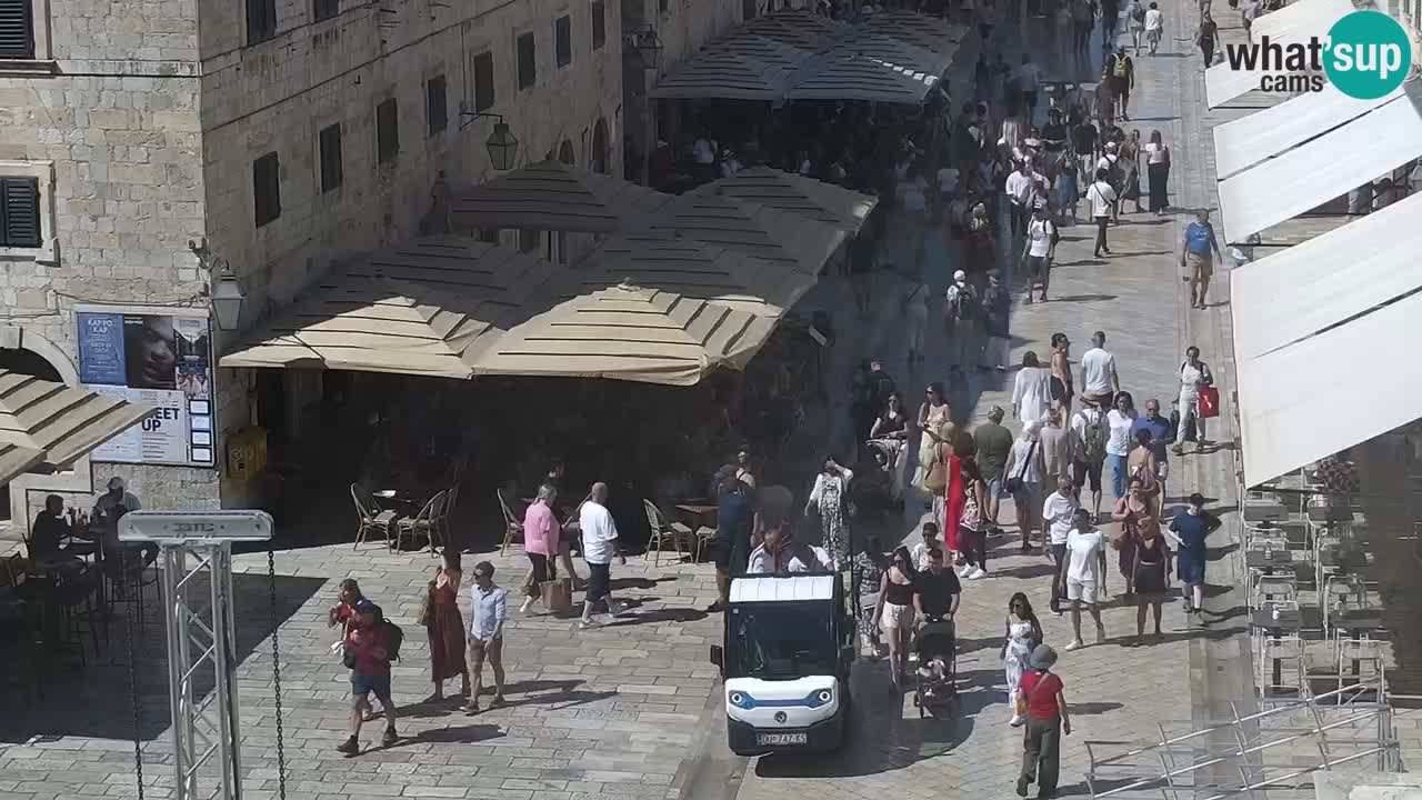 Live Webcam Dubrovnik Stradun