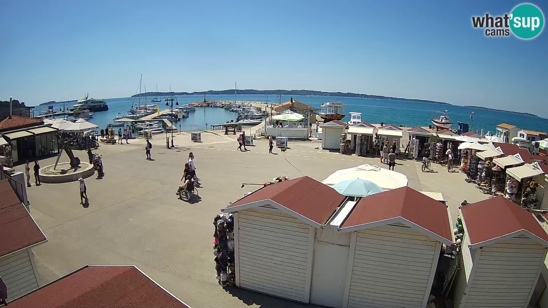 Fažana live webcam – Istria – Croatia