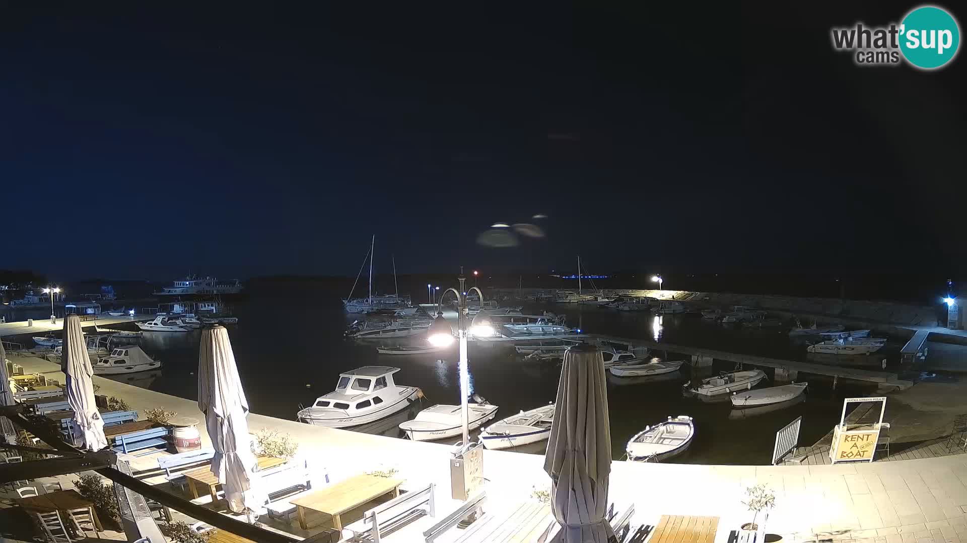 Fažana web kamera riva i gradska marina – Istra