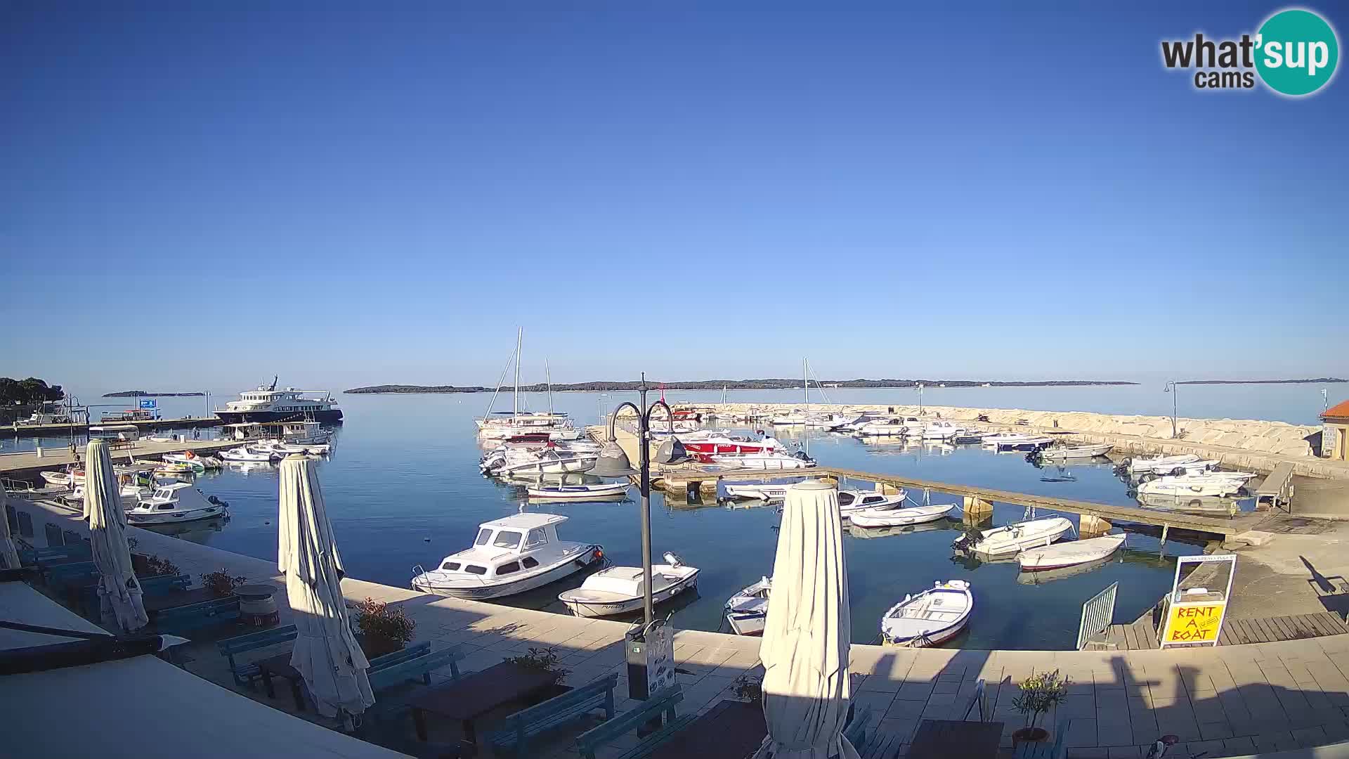 Webcam Fasana riva e la marina – Istria