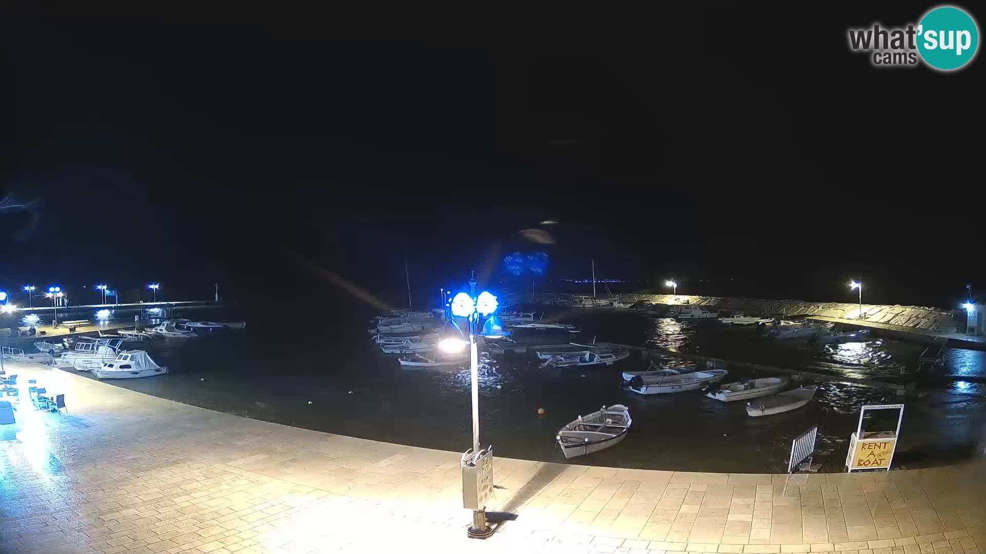 Fažana webcam Riva und Stadthafen – Istrien