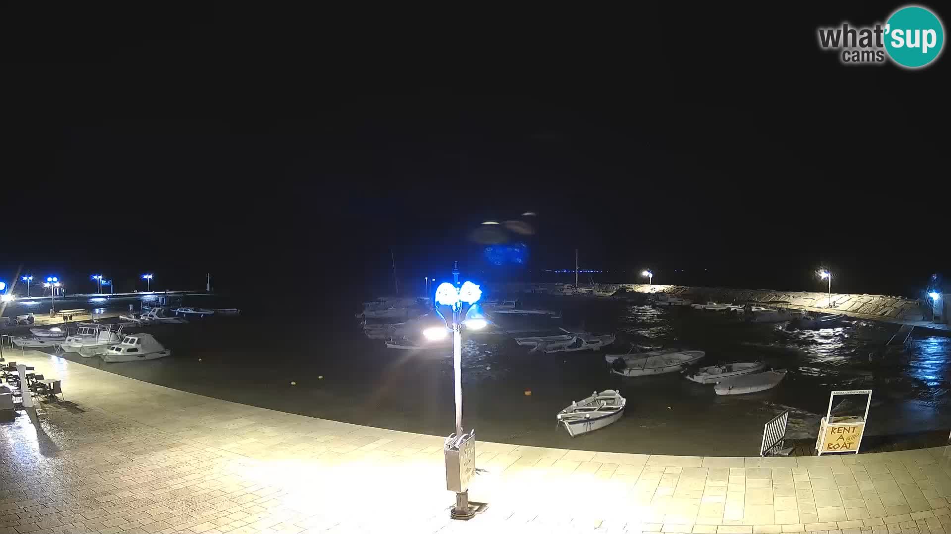 Fažana webcam Riva und Stadthafen – Istrien