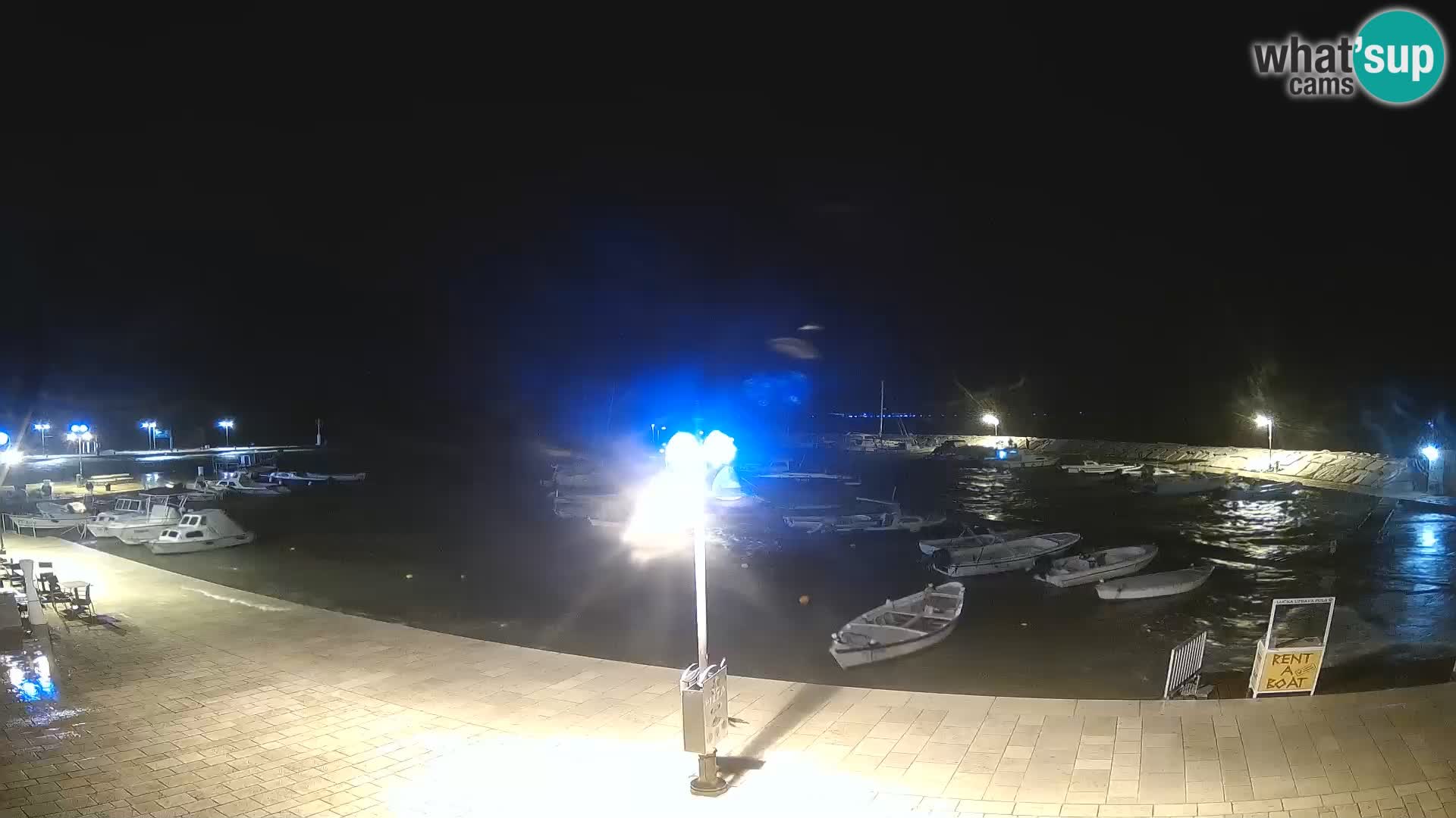 Fažana webcam Riva und Stadthafen – Istrien