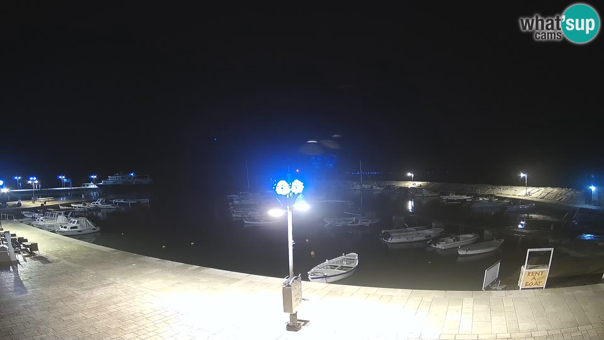 Fažana webcam Riva und Stadthafen – Istrien