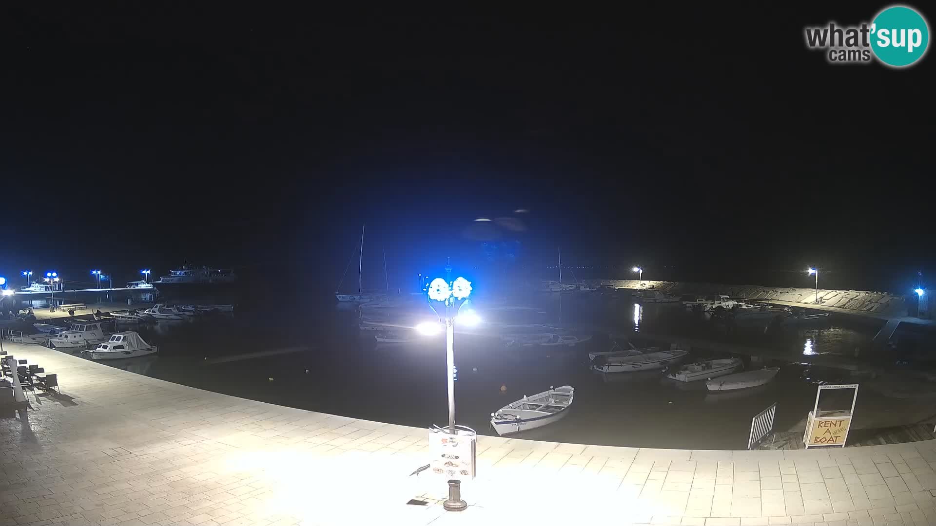 Fažana webcam Riva und Stadthafen – Istrien