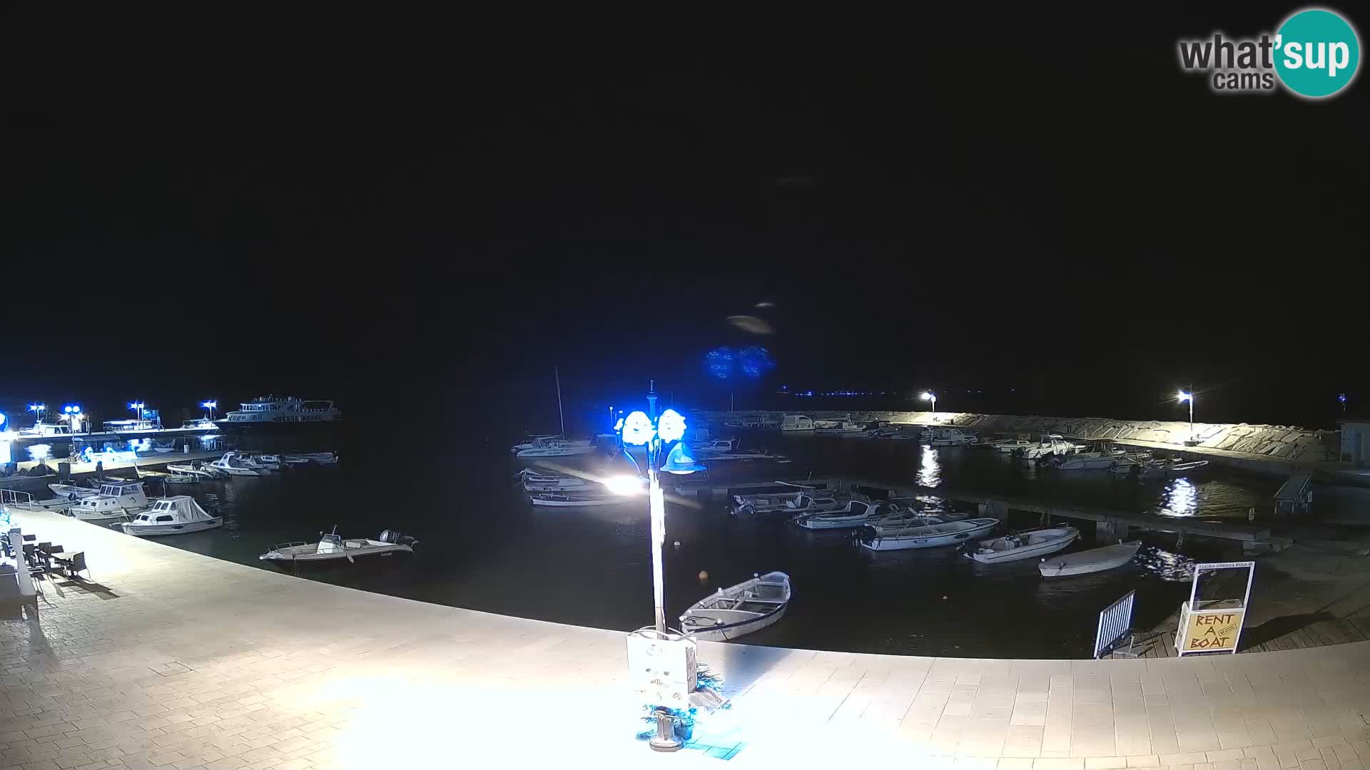 Webcam Fažana riva and city marina – Istria