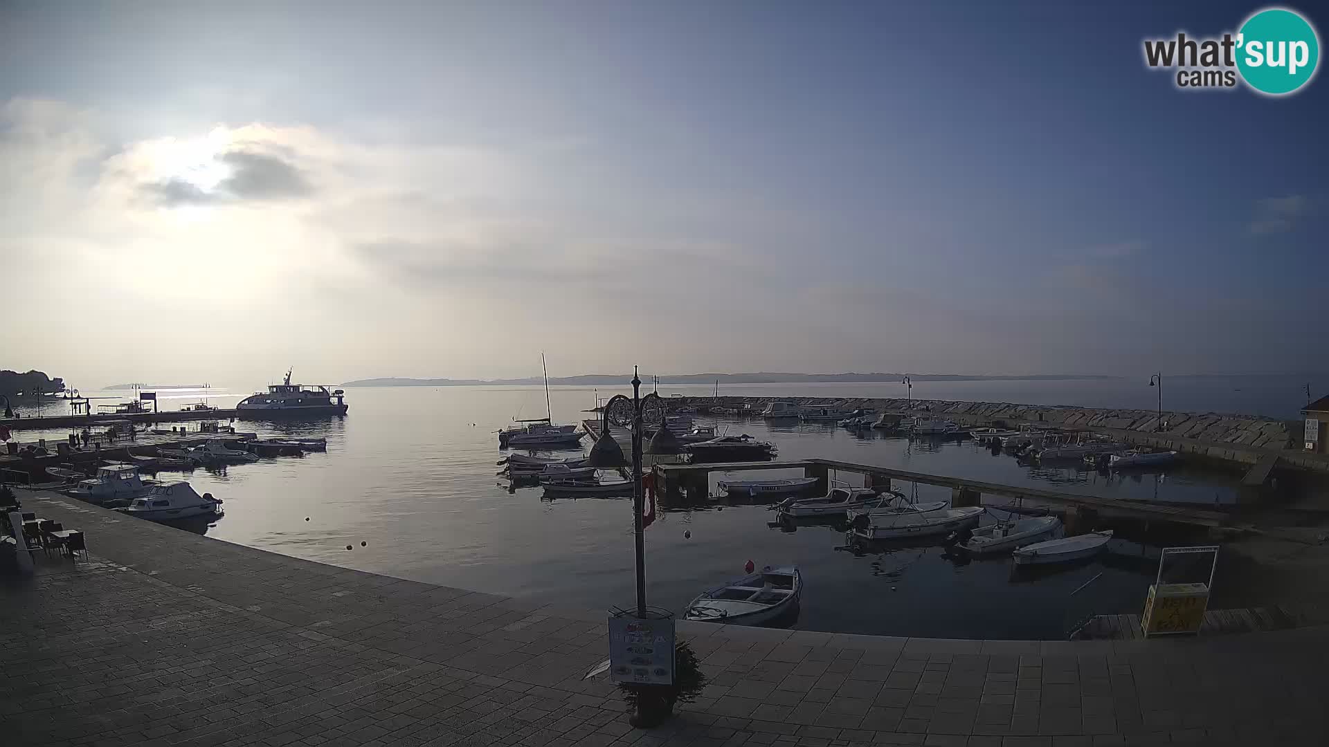 Fažana webcam Riva und Stadthafen – Istrien