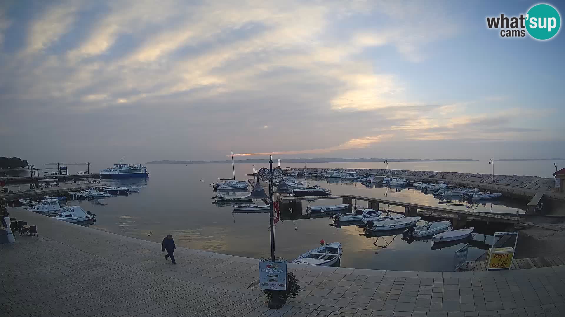 Fažana web kamera riva i gradska marina – Istra