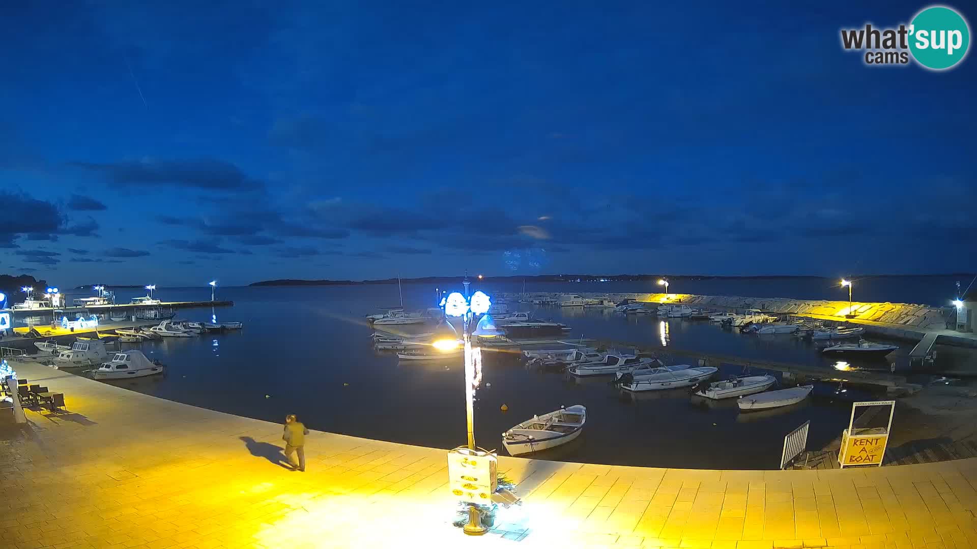 Fažana Livecam riva et marina de la ville – Istrie