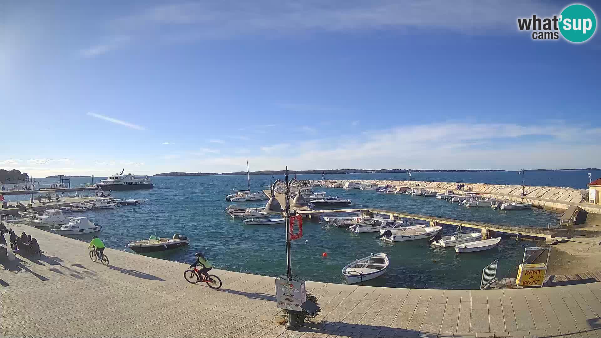 Fažana Livecam riva et marina de la ville – Istrie