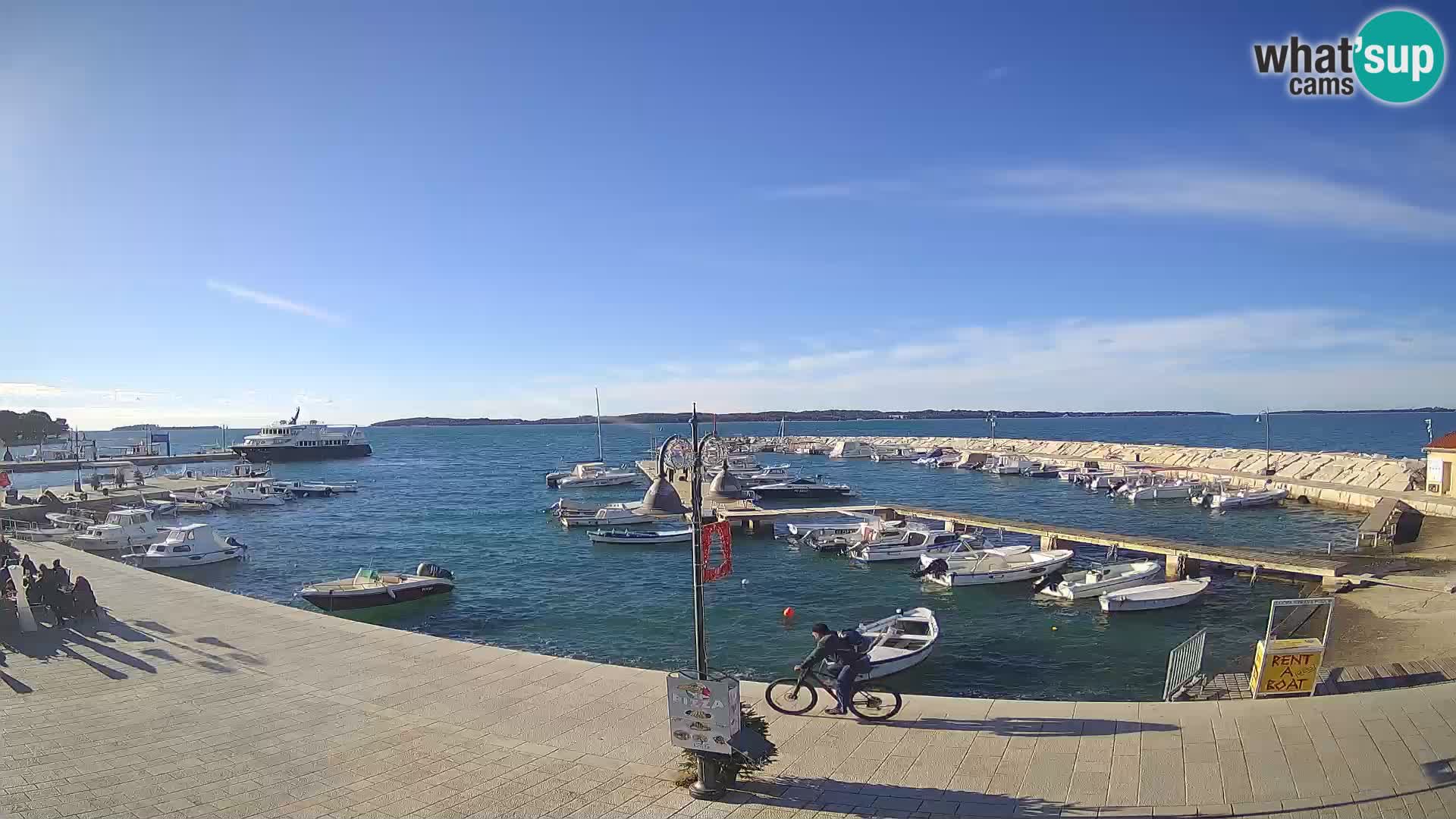 Fažana Livecam riva et marina de la ville – Istrie