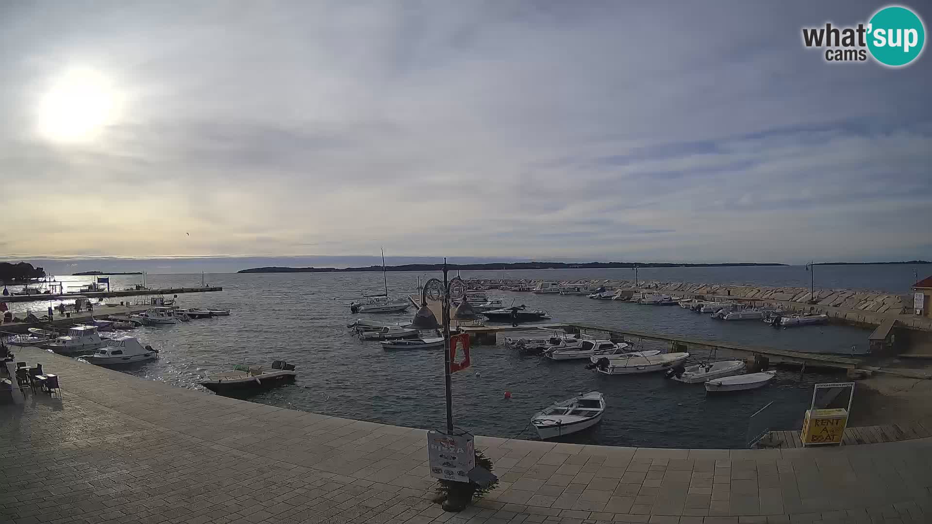 Fažana Livecam riva et marina de la ville – Istrie