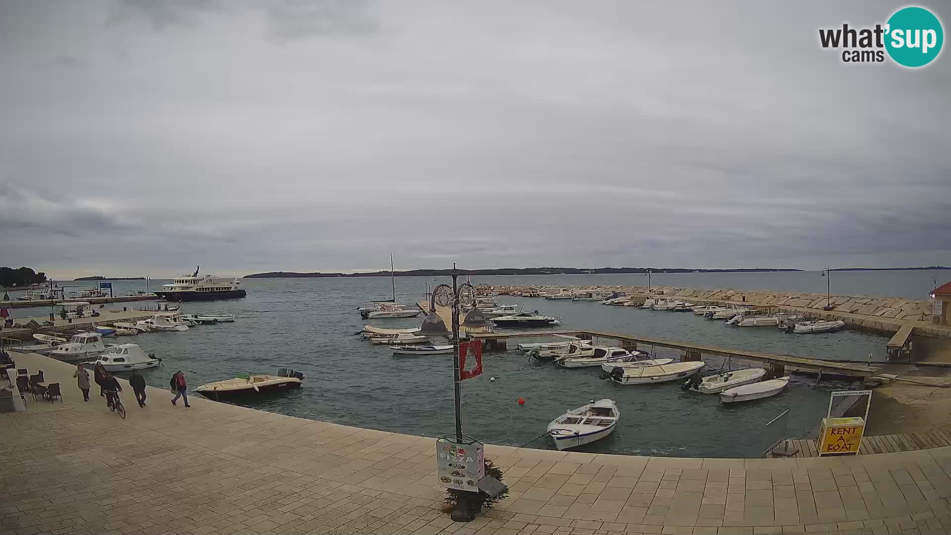 Fažana Livecam riva et marina de la ville – Istrie