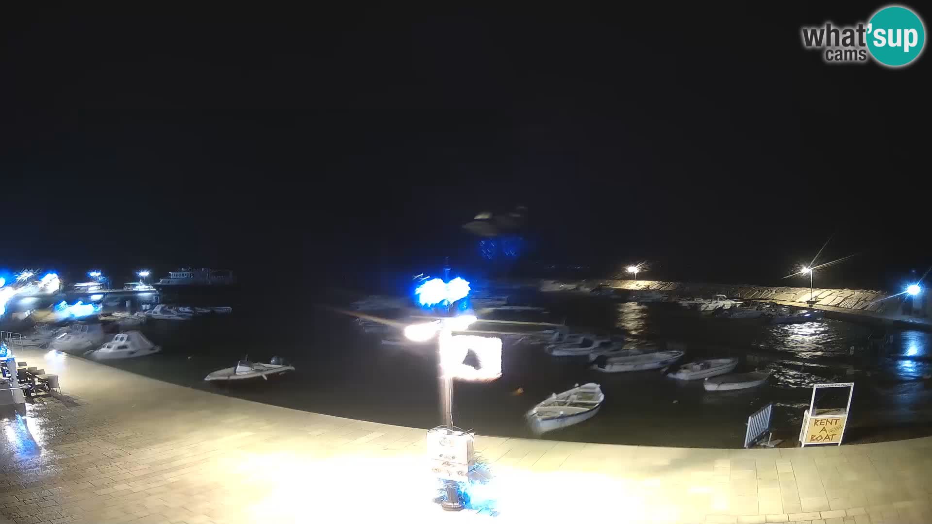 Fažana Livecam riva et marina de la ville – Istrie