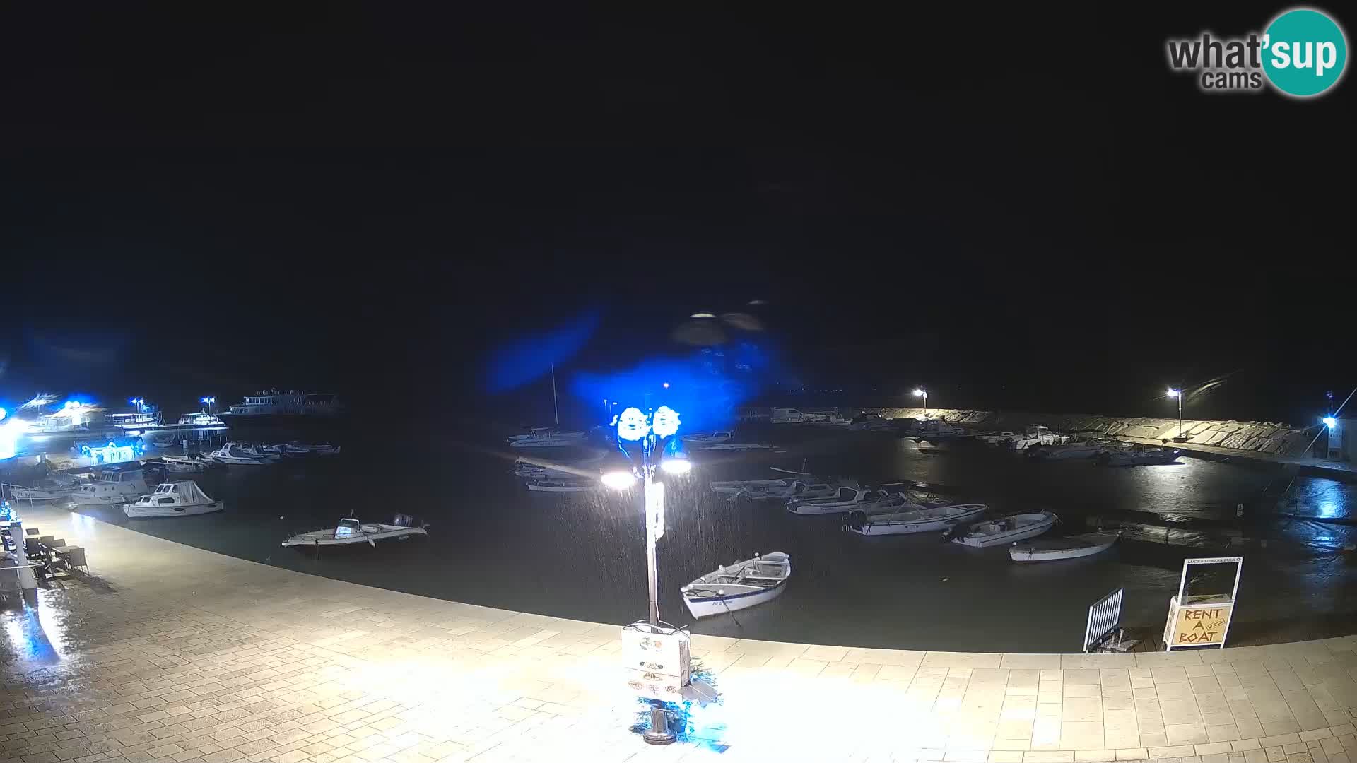 Fažana Livecam riva et marina de la ville – Istrie