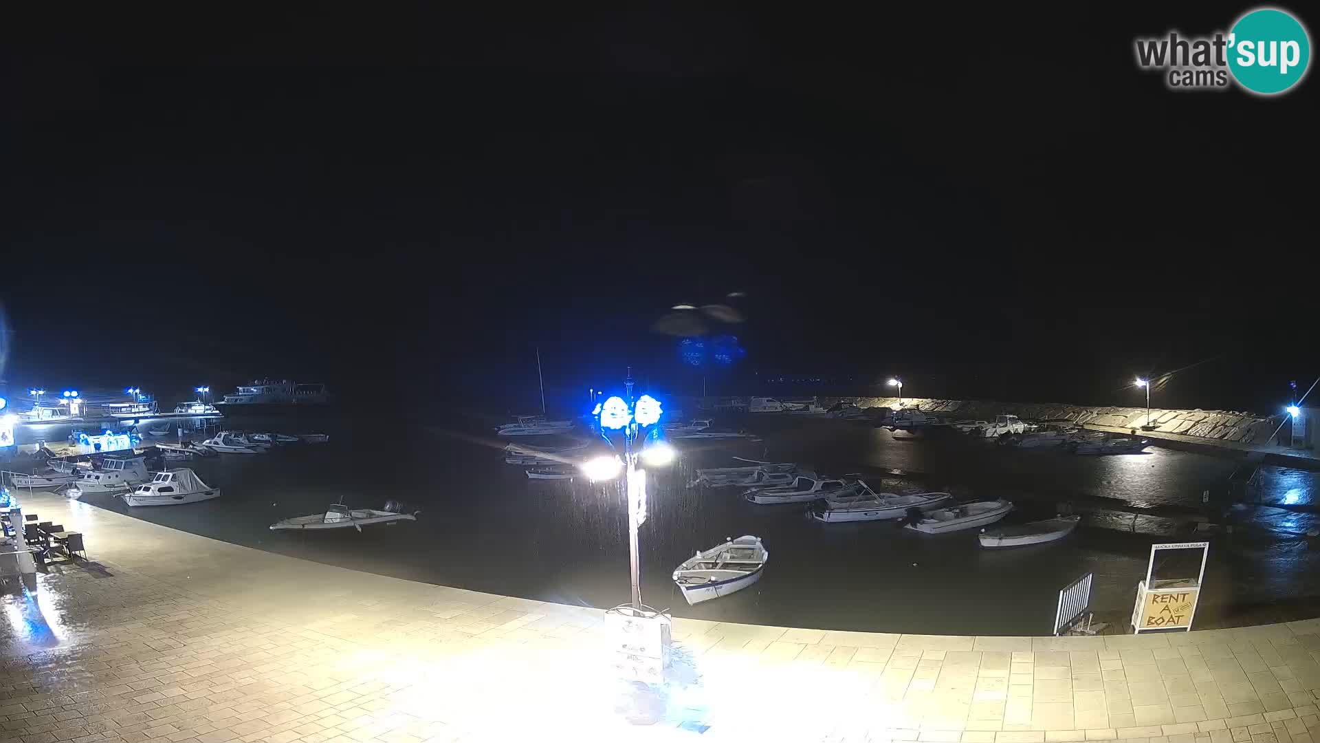 Fažana Livecam riva et marina de la ville – Istrie