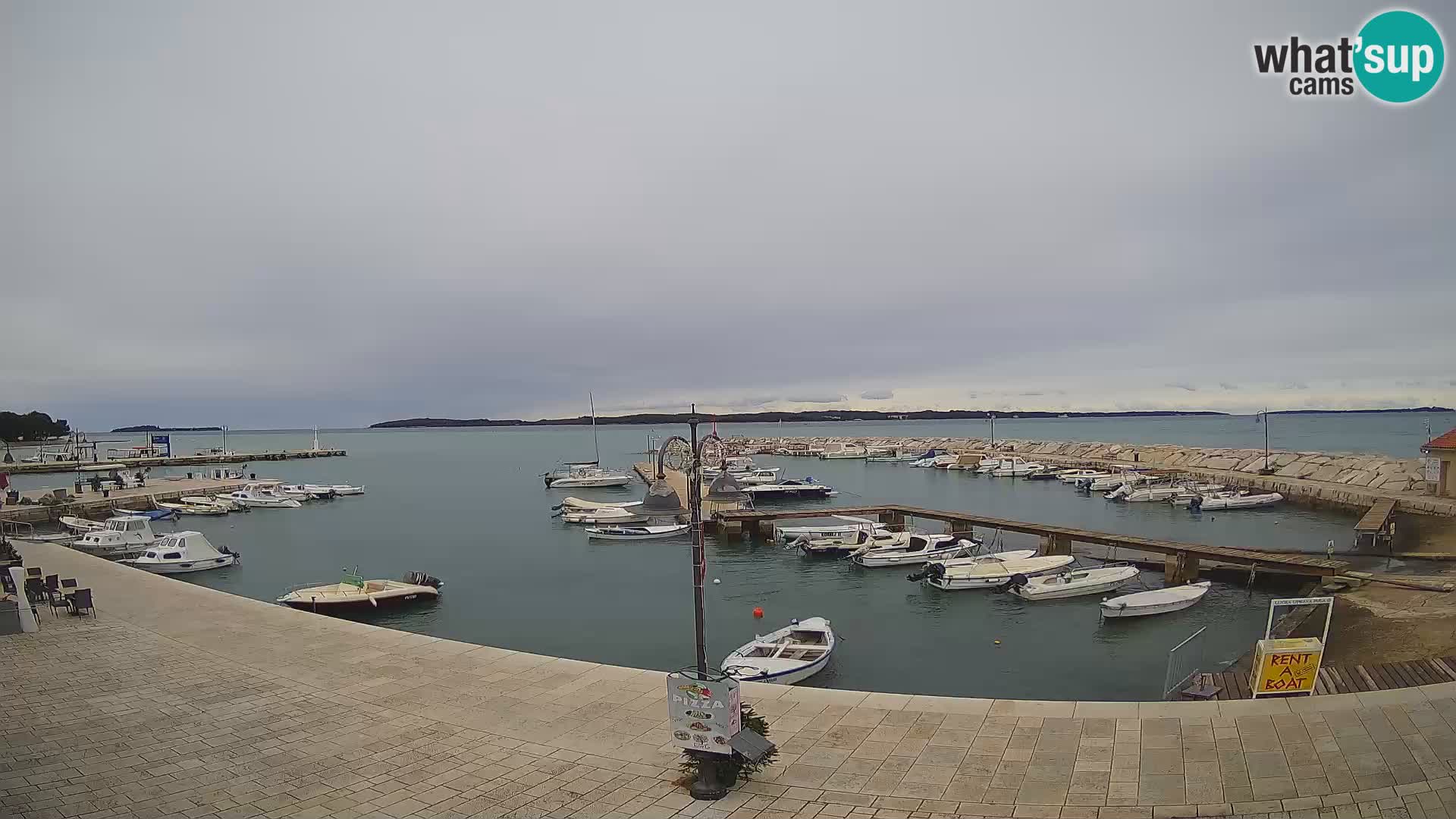 Fažana Livecam riva et marina de la ville – Istrie