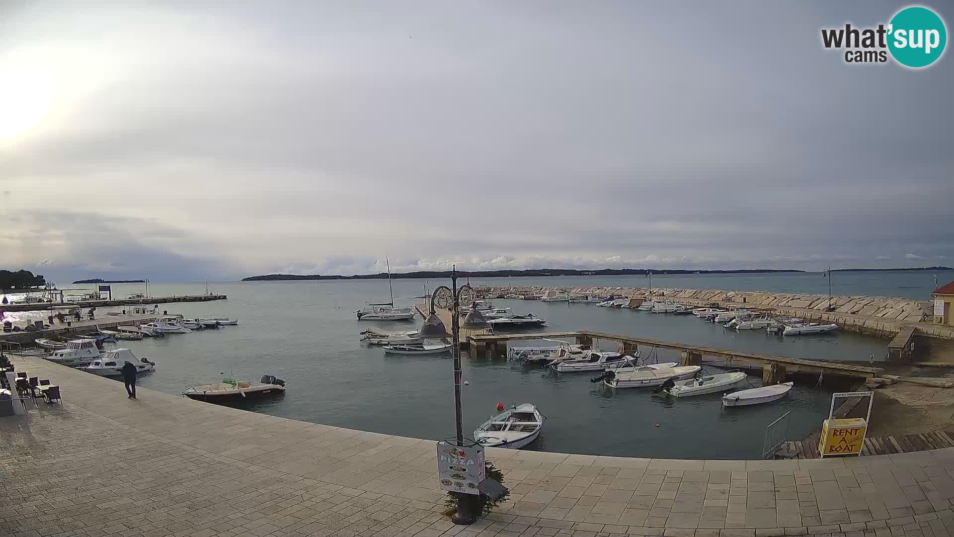 Fažana Livecam riva et marina de la ville – Istrie