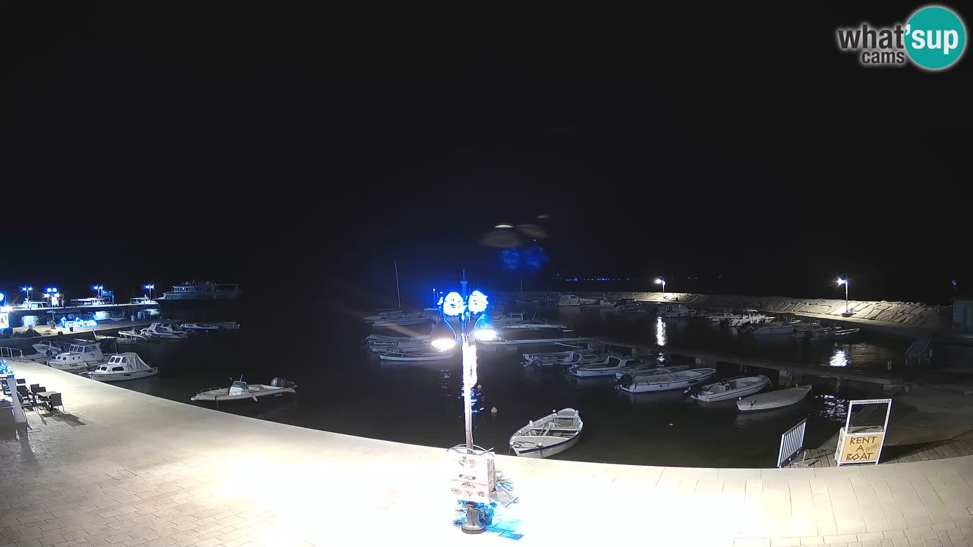 Fažana Livecam riva et marina de la ville – Istrie