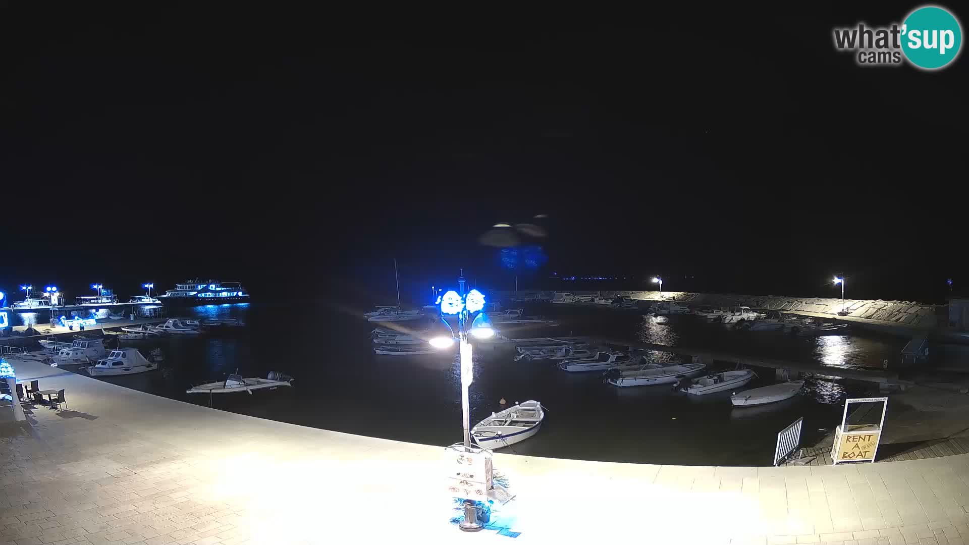 Fažana Livecam riva et marina de la ville – Istrie