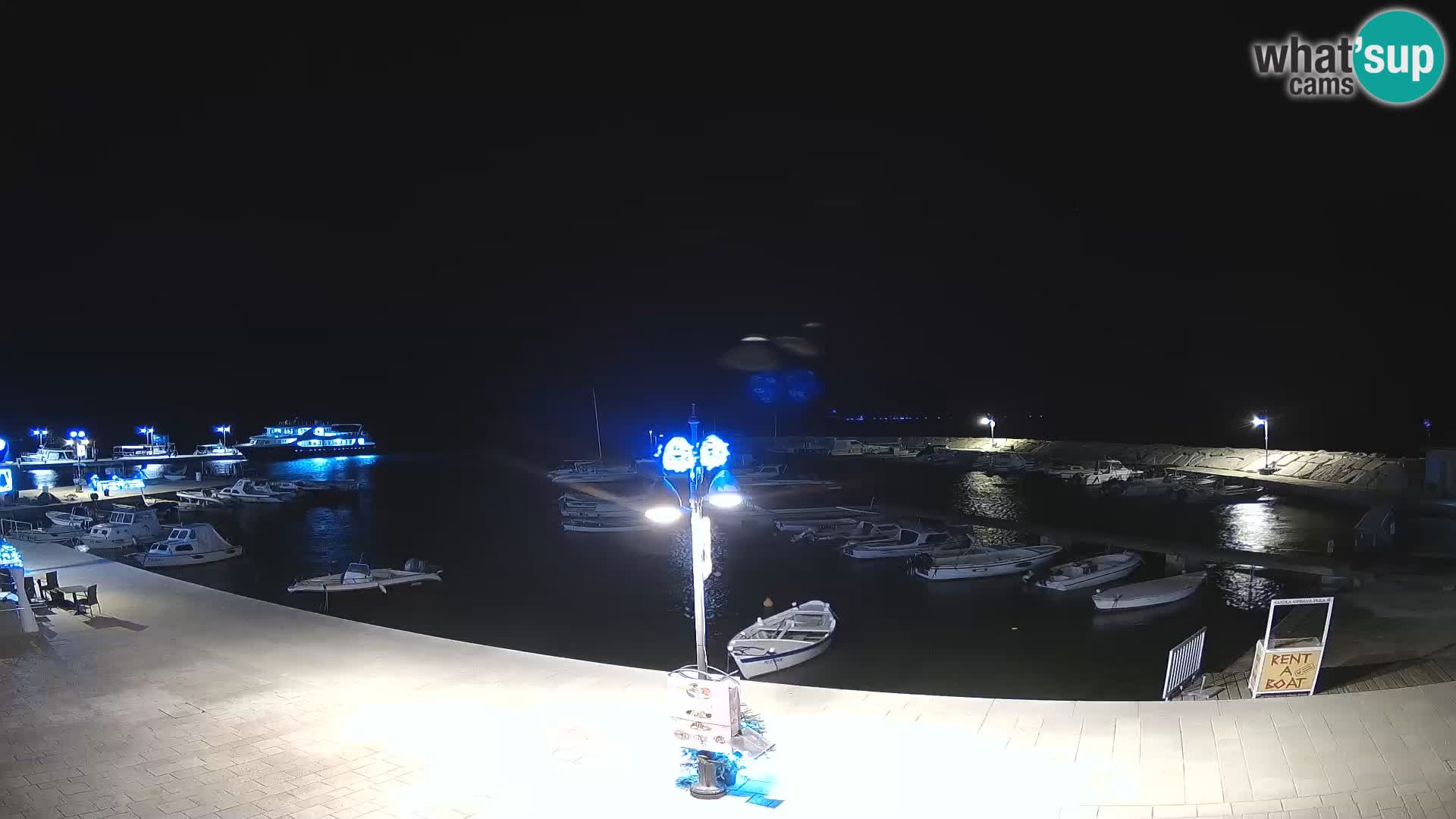 Fažana Livecam riva et marina de la ville – Istrie