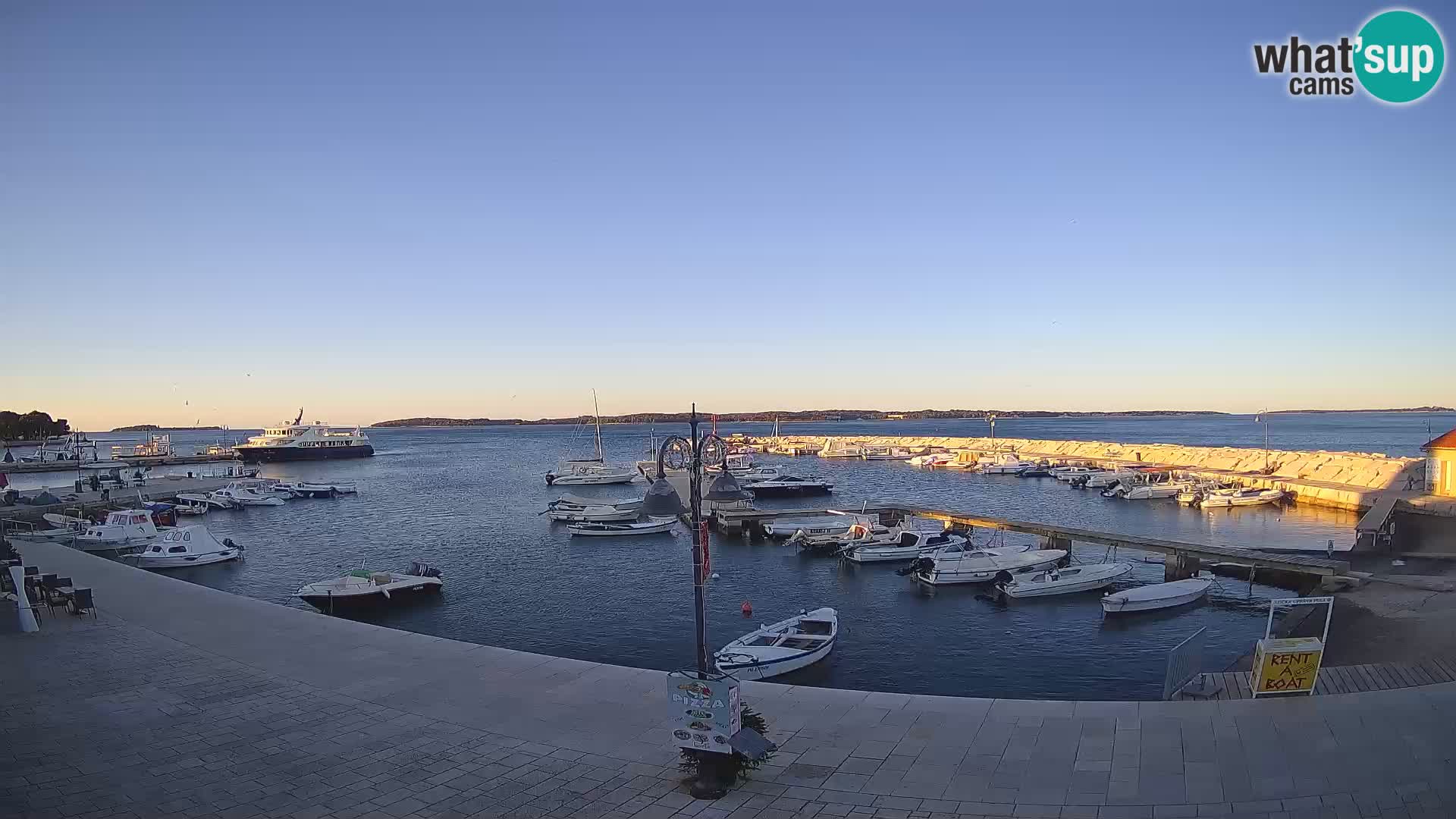 Fažana Livecam riva et marina de la ville – Istrie