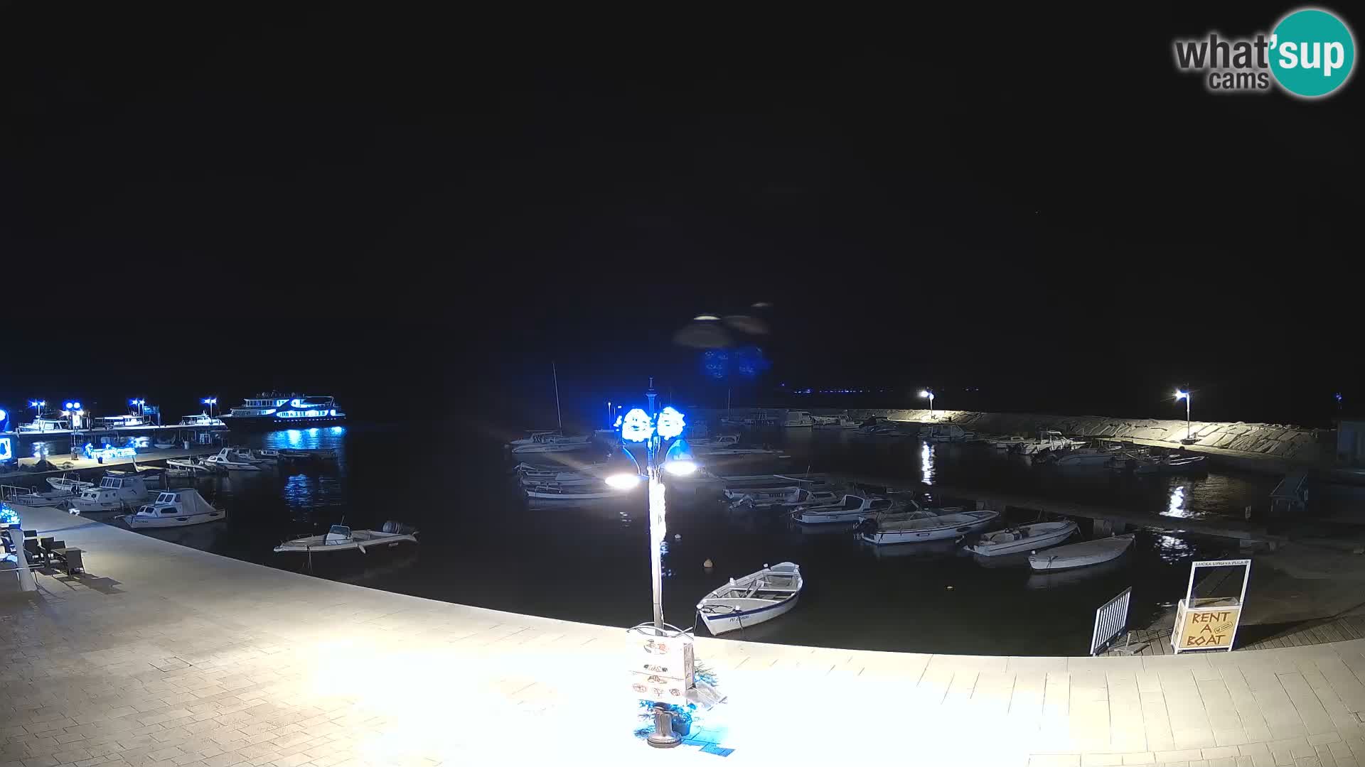 Fažana Livecam riva et marina de la ville – Istrie