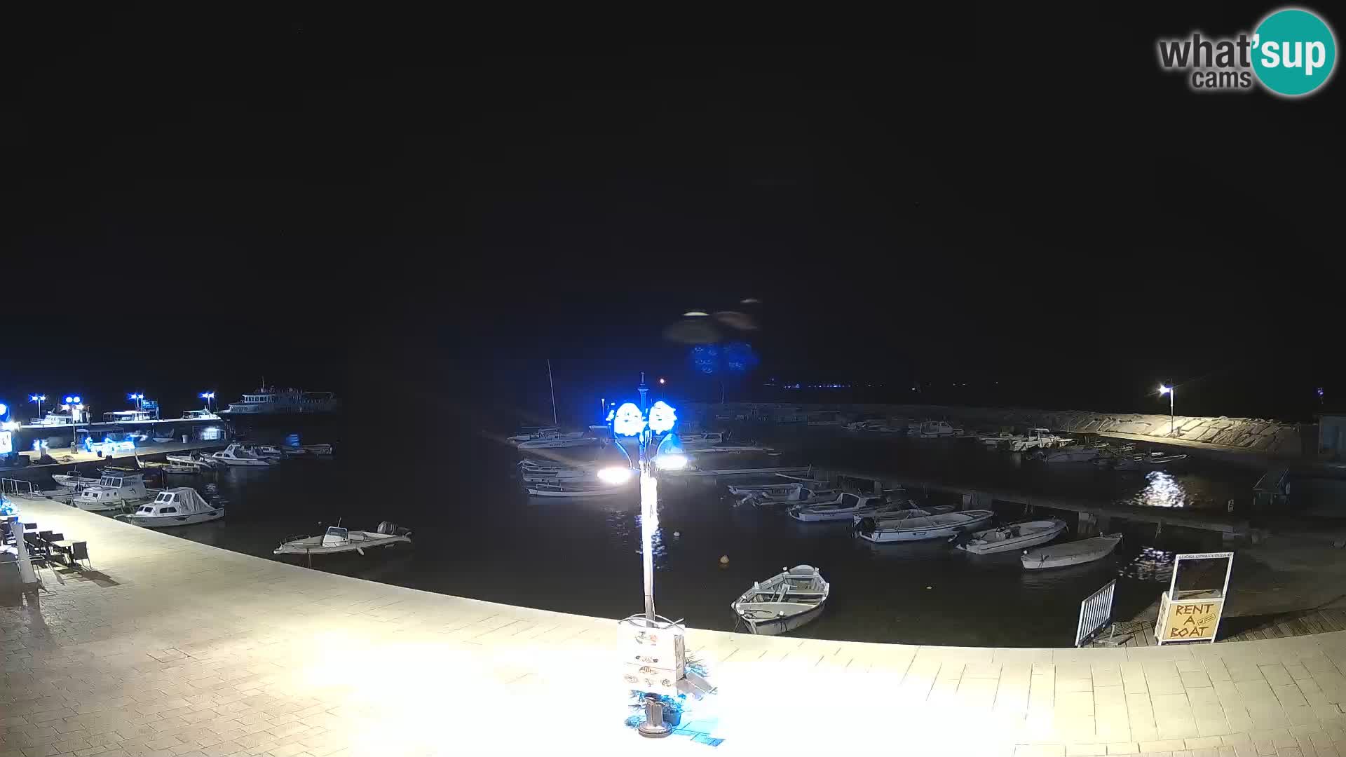 Webcam Fažana riva and city marina – Istria