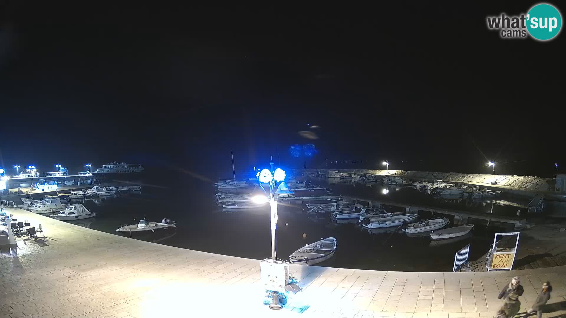 Fažana webcam Riva und Stadthafen – Istrien