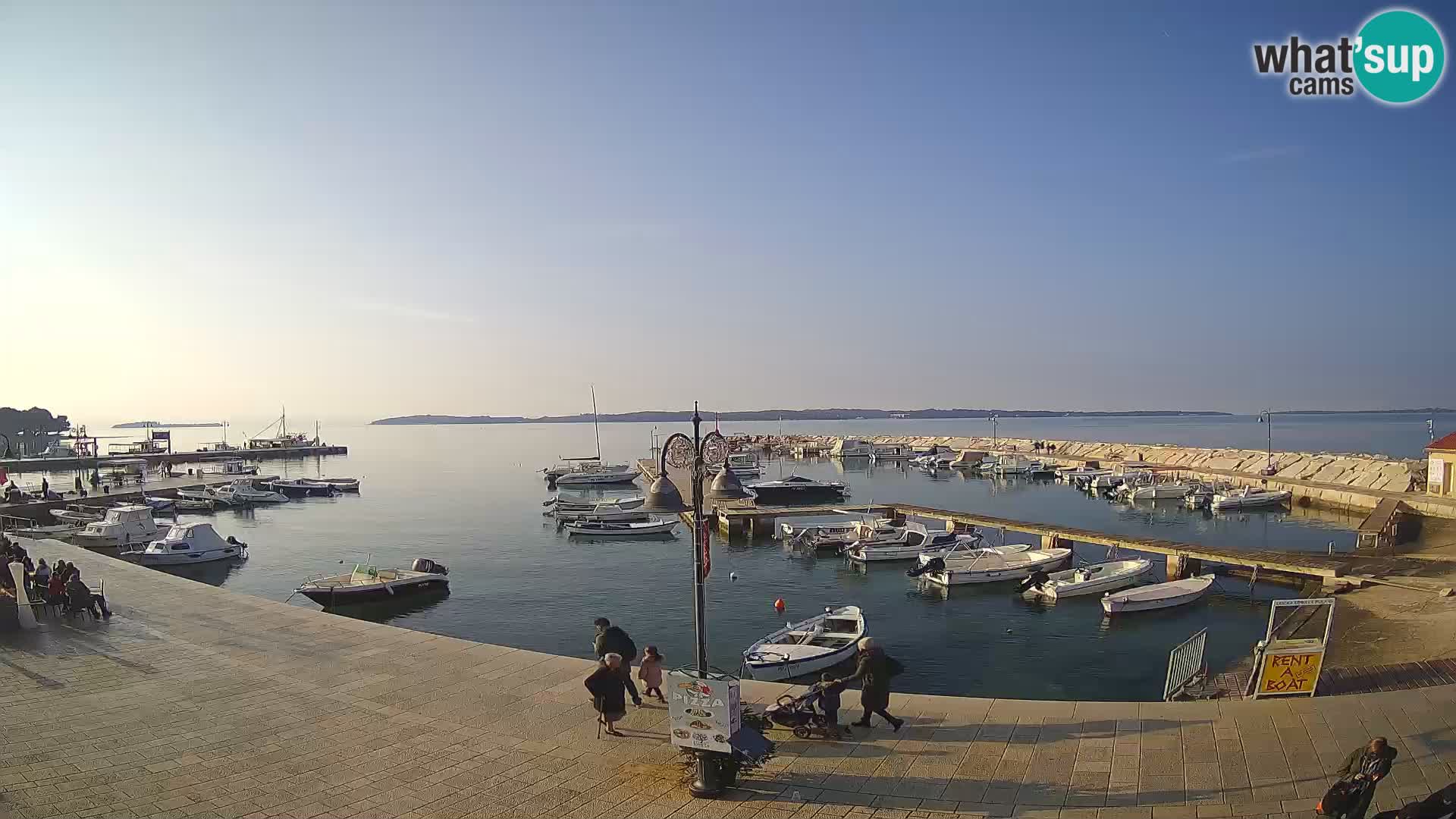 Fažana Livecam riva et marina de la ville – Istrie