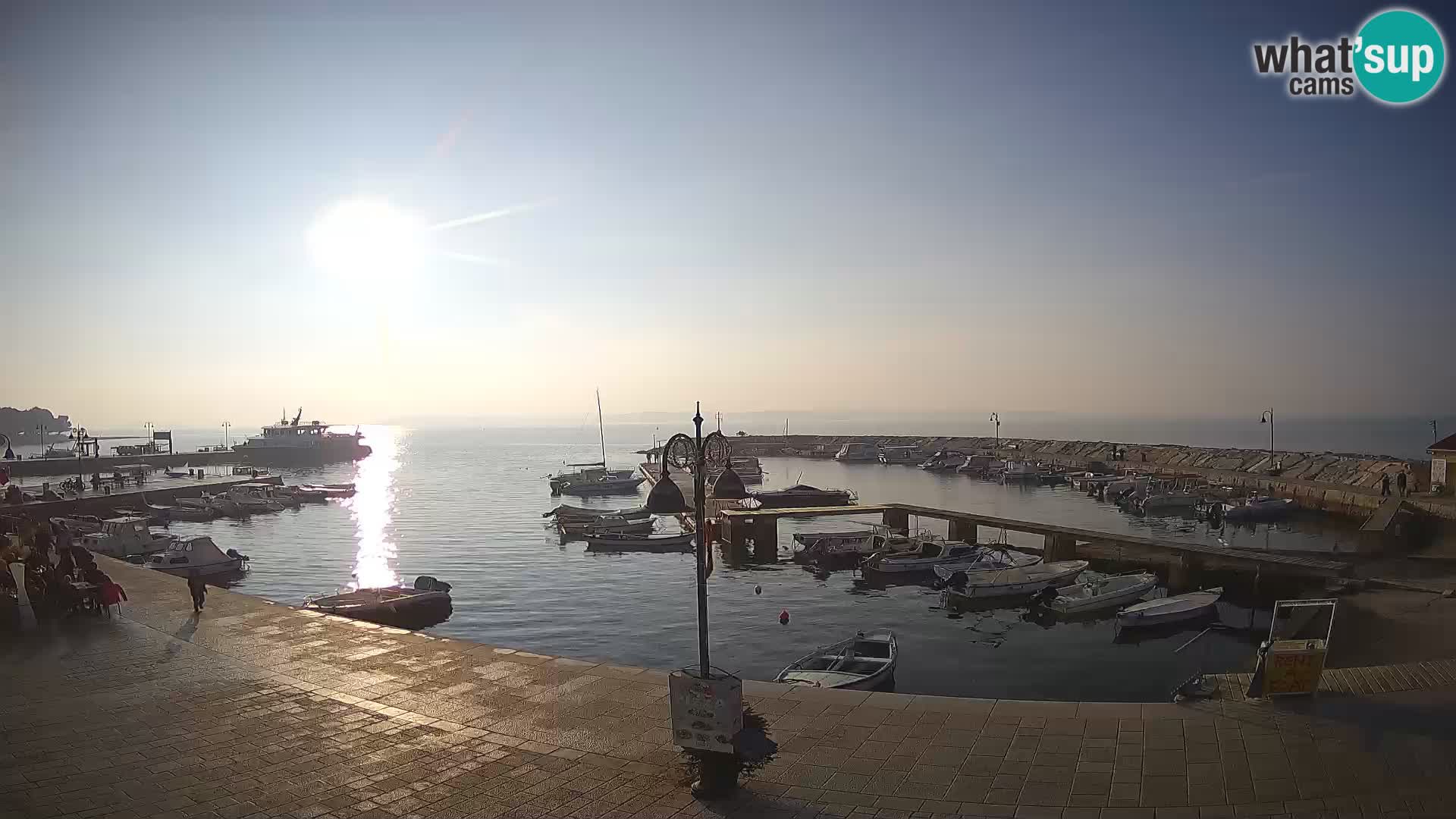 Fažana Livecam riva et marina de la ville – Istrie