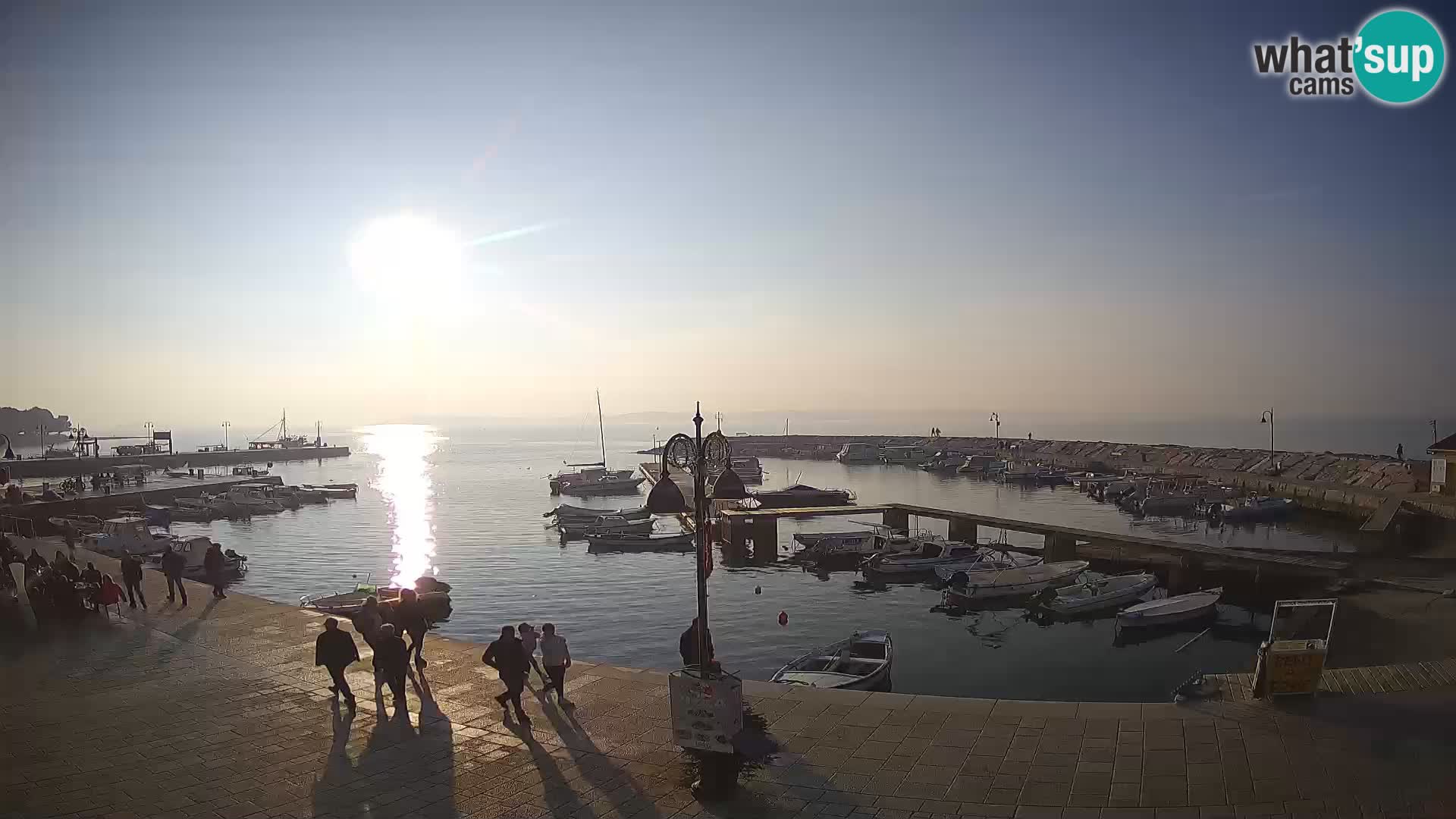 Fažana Livecam riva et marina de la ville – Istrie